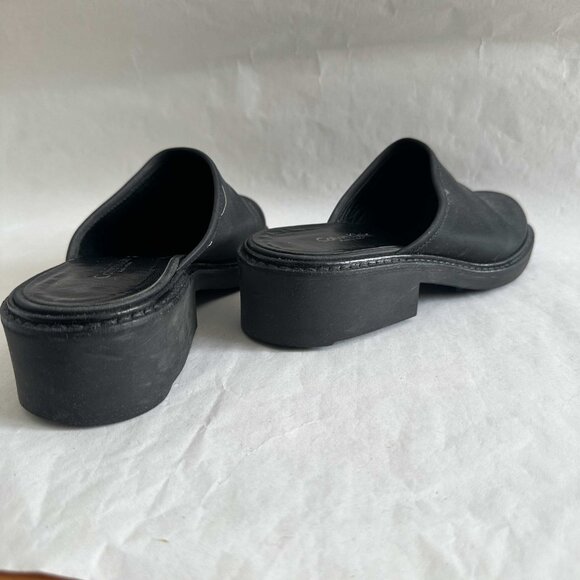 Authentic MINT Calvin Klein 90s black lug sole slide Sz 7.5 - Picture 7 of 9